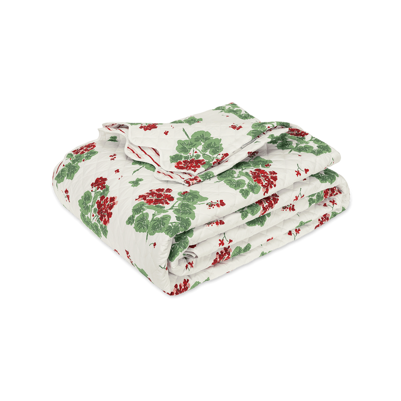 Geranium Quilt in Scarlet - View 1