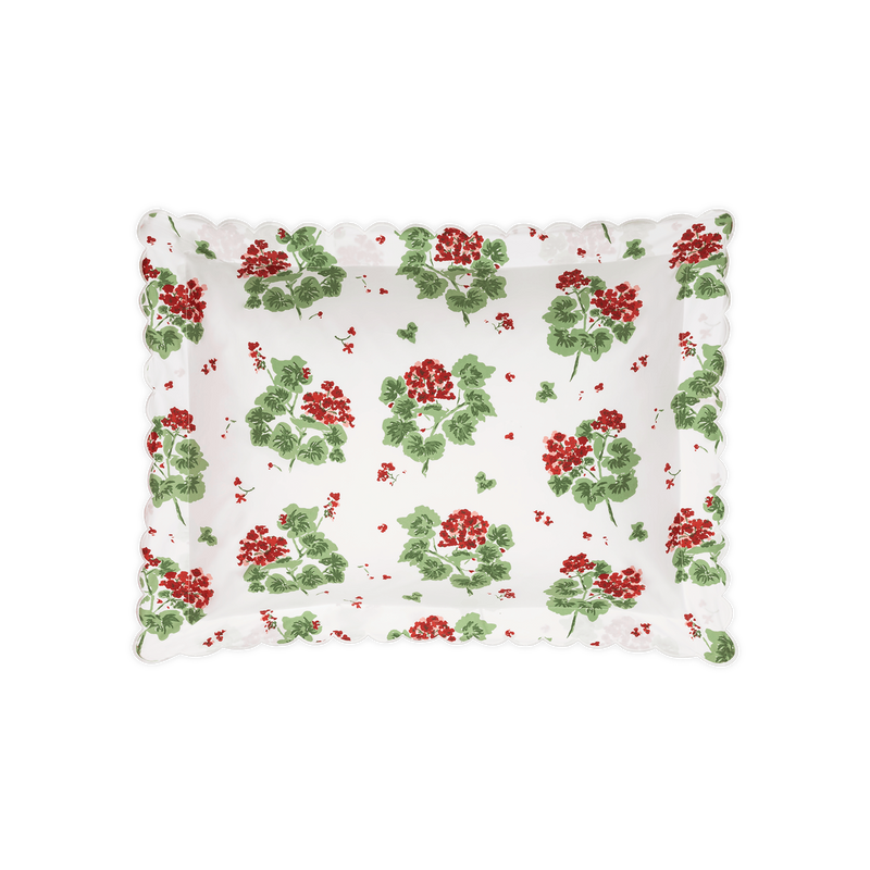 Geranium Sham in Scarlet - View 1