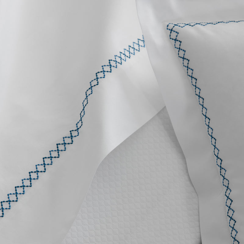 Hatch Flat Sheet in Redberry - View 3
