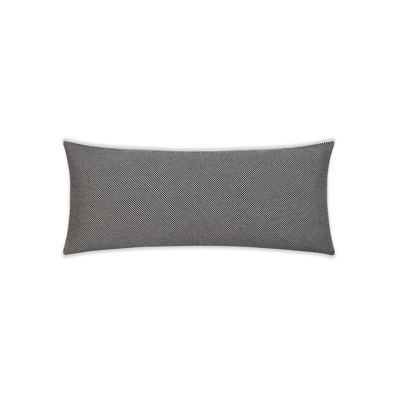 Jackson Lumbar Pillow Cover in Black - View 1