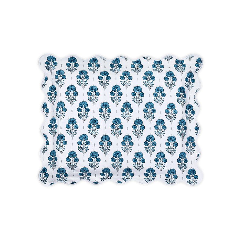 Joplin Sham in Mineral Blue - View 1