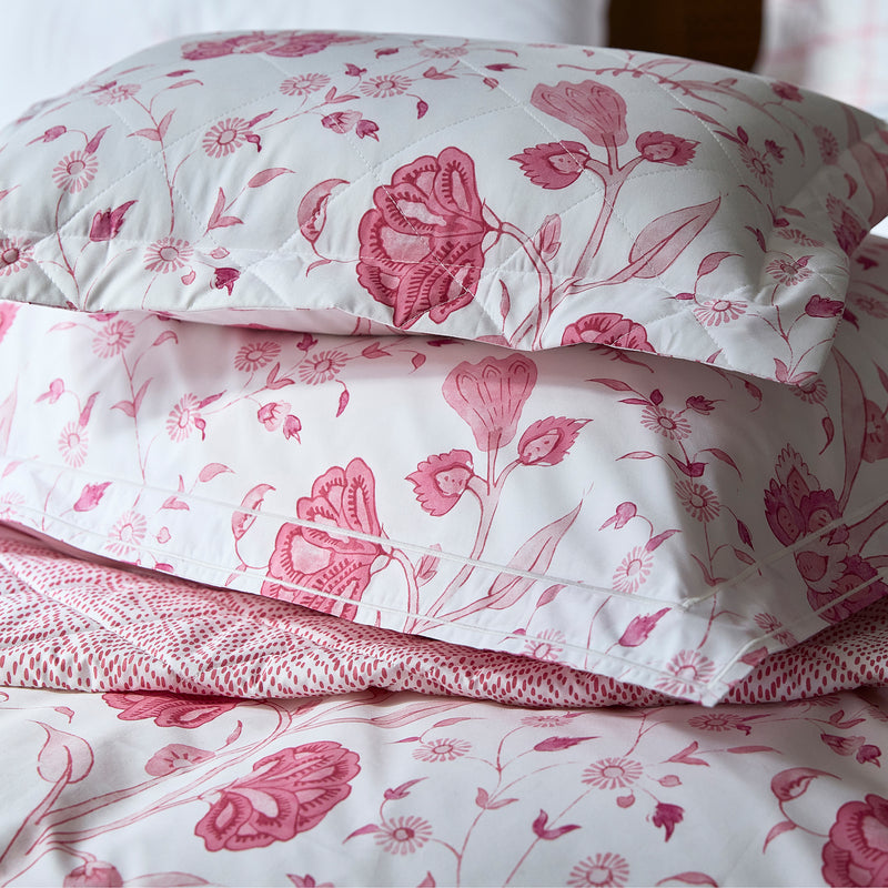 Khilana Fitted Sheet in Peony - View 3