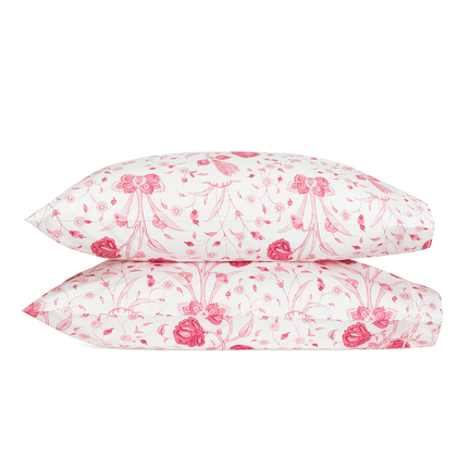 Pink Khilana pillowcase, folded.
