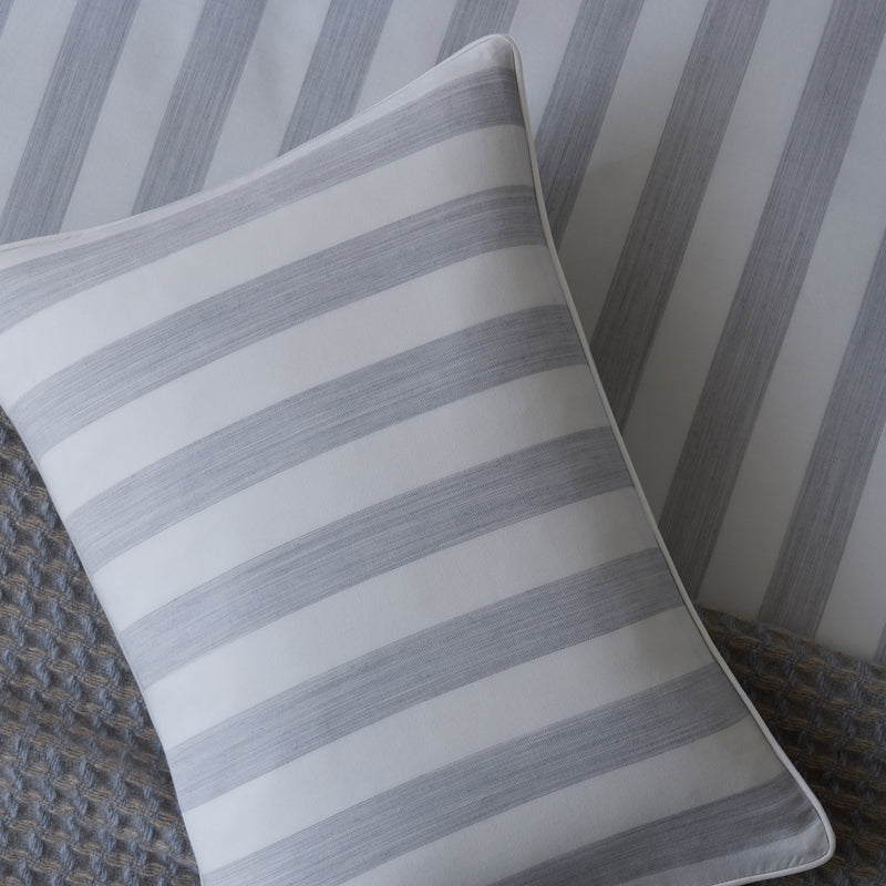 Lana Fitted Sheet in Silver Stripe - View 4