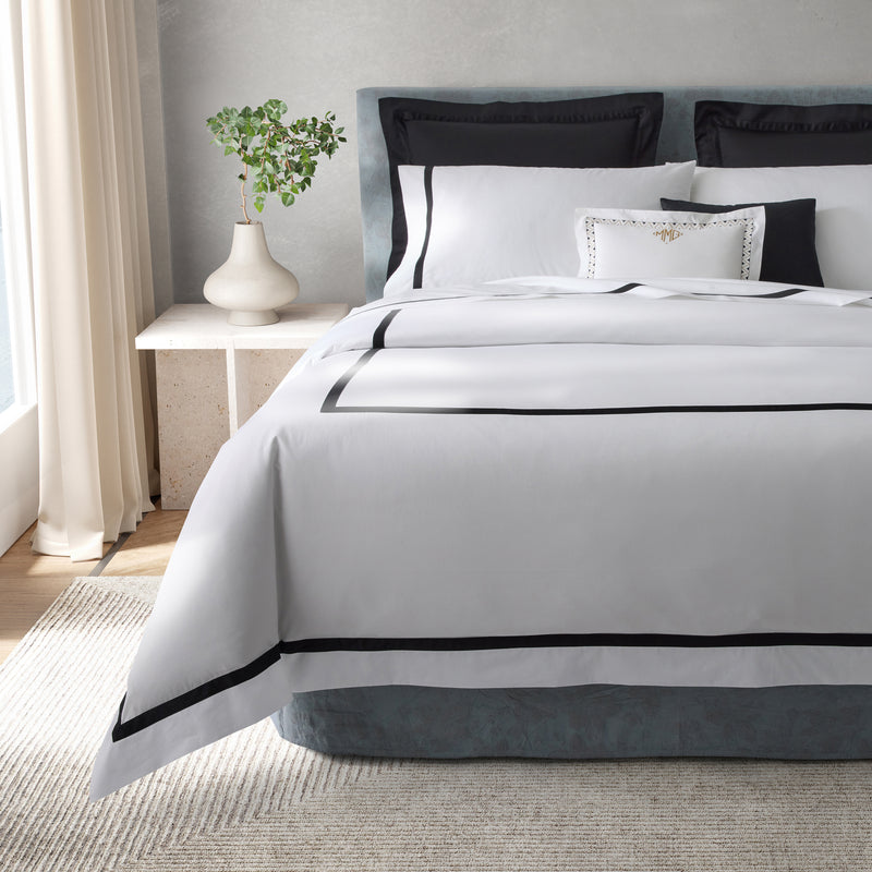 Lowell Duvet Cover in Sea - View 1