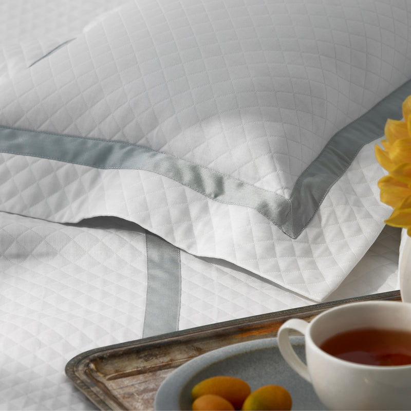 Lowell Matelassé Coverlet in Dune - View 3