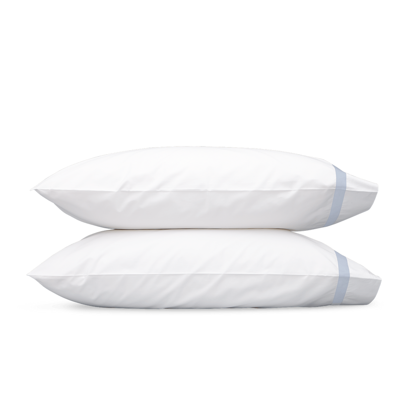 Lowell Pillowcase - Pair in Blue - View 1