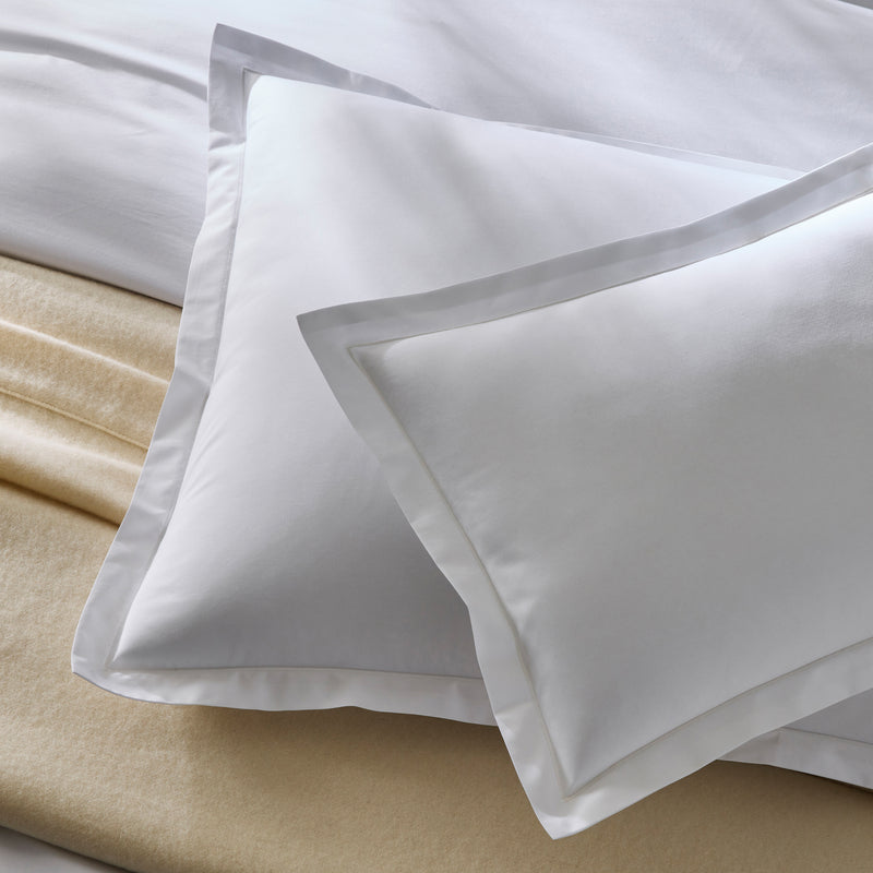 Luca Fitted Sheet in White - View 1