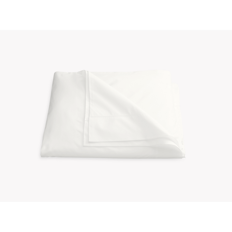 Luca Hemstitch Duvet Cover in Bone - View 1