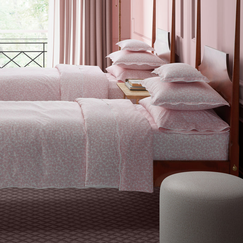 Margot Fitted Sheet in Blush - View 1
