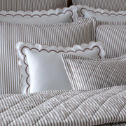 Matteo seersucker-textured bedding
