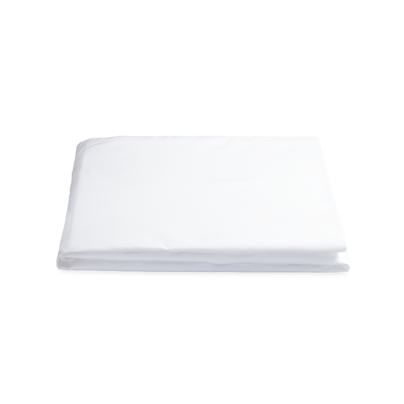 Milano Fitted Sheet in White - View 1