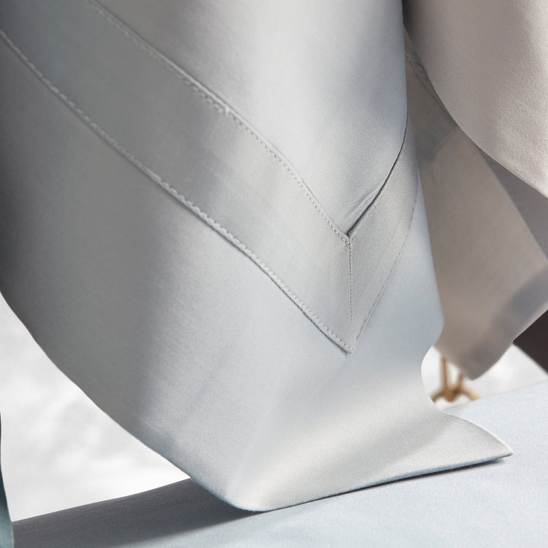 Nocturne Fitted Sheet in White - View 2