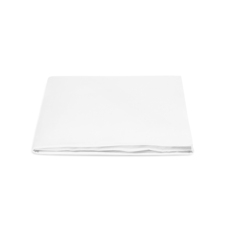 Nocturne Fitted Sheet in White - View 1