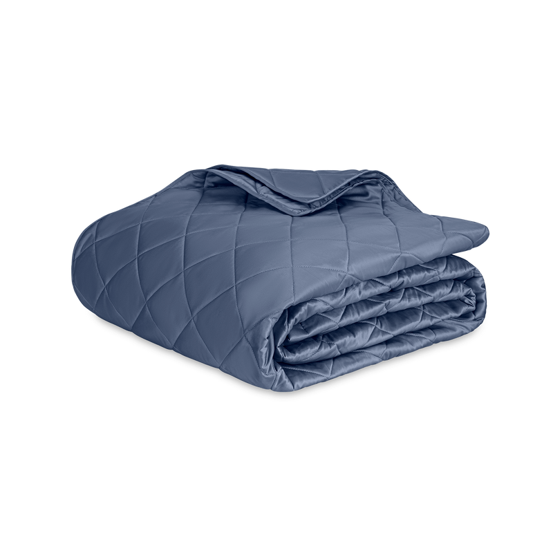 Nocturne Quilt in Steel Blue - View 1