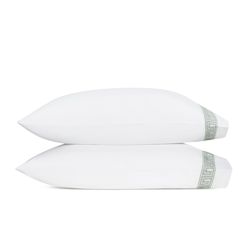 Ophelia Pillowcase - Pair in Clover - View 1