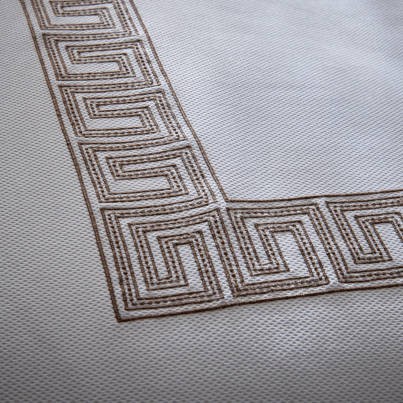 Ophelia Pique Coverlet in Mocha - View 4