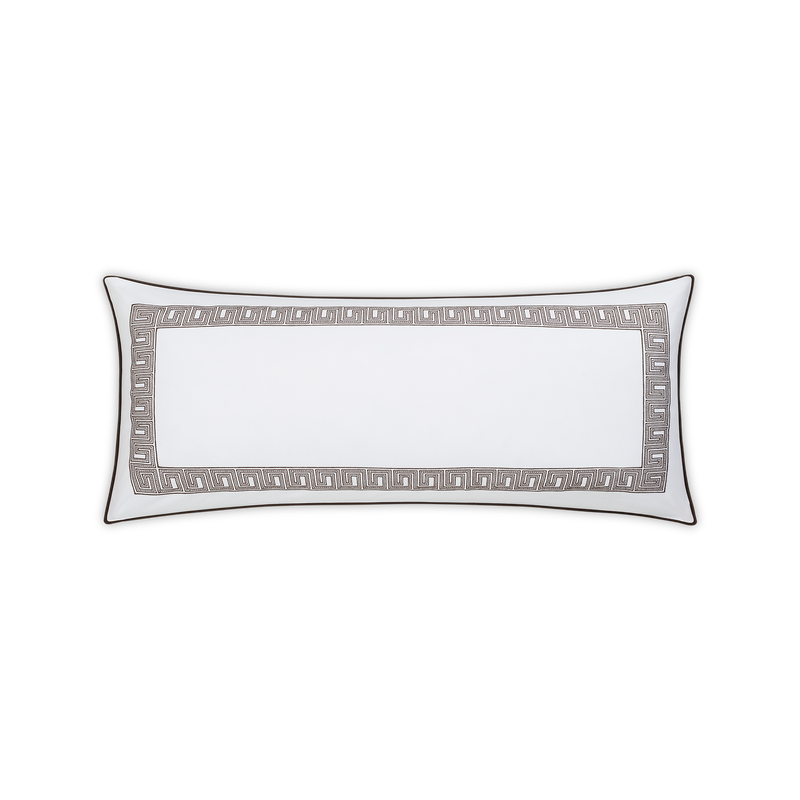 Ophelia Pique Lumbar Pillow Cover in Mocha - View 1