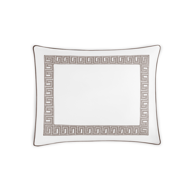 Ophelia Pique Sham in Mocha - View 1