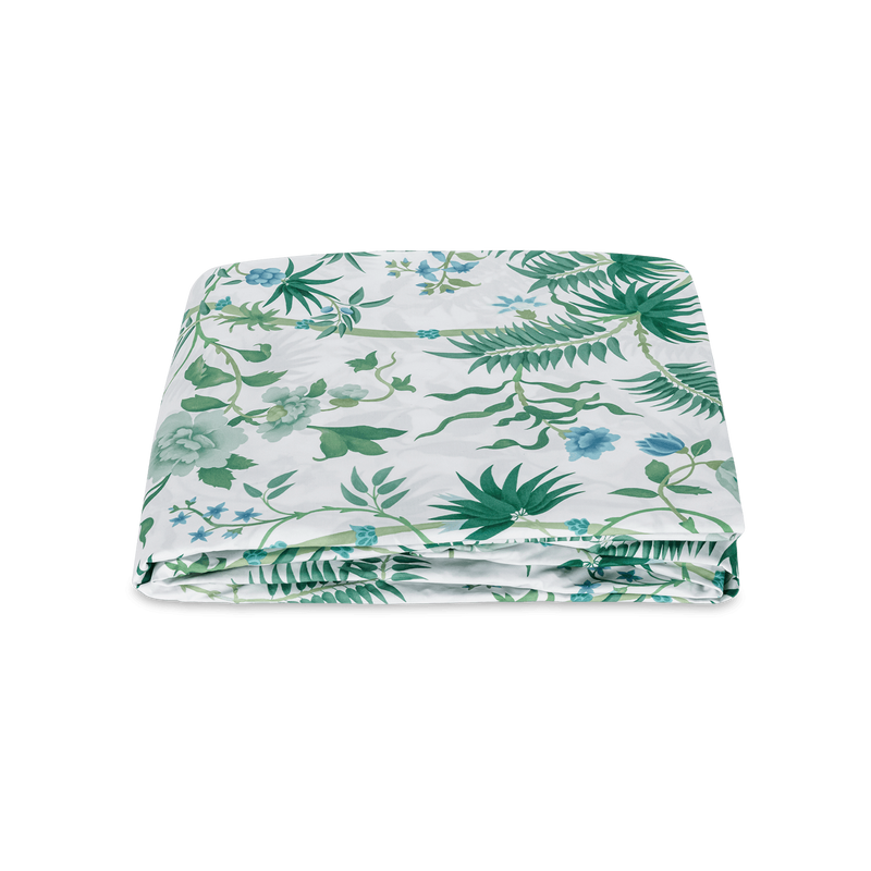 Palmyra Fitted Sheet in Emerald - View 1