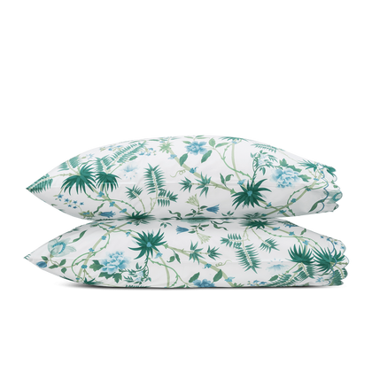 Green Palmyra pillowcase.