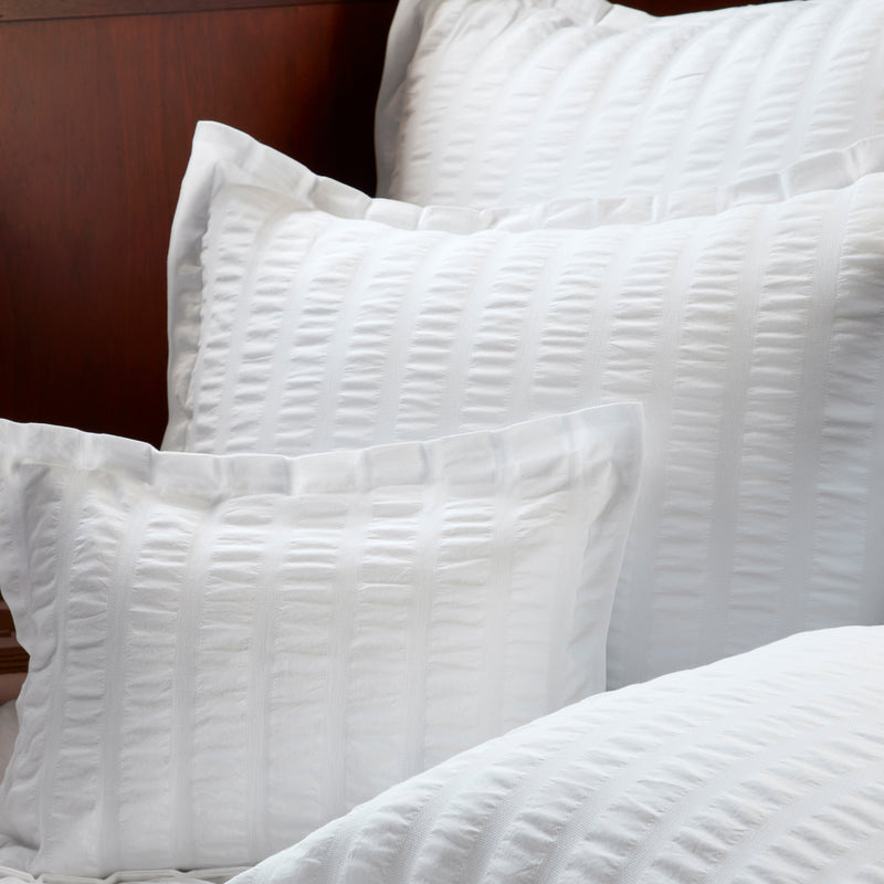 Panama Coverlet in White - View 3