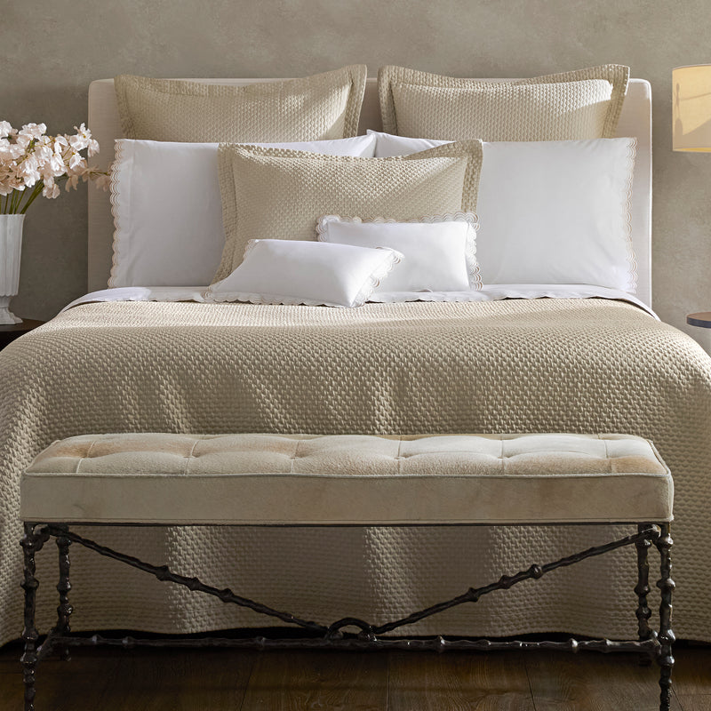 Perla Coverlet in Almond - View 2