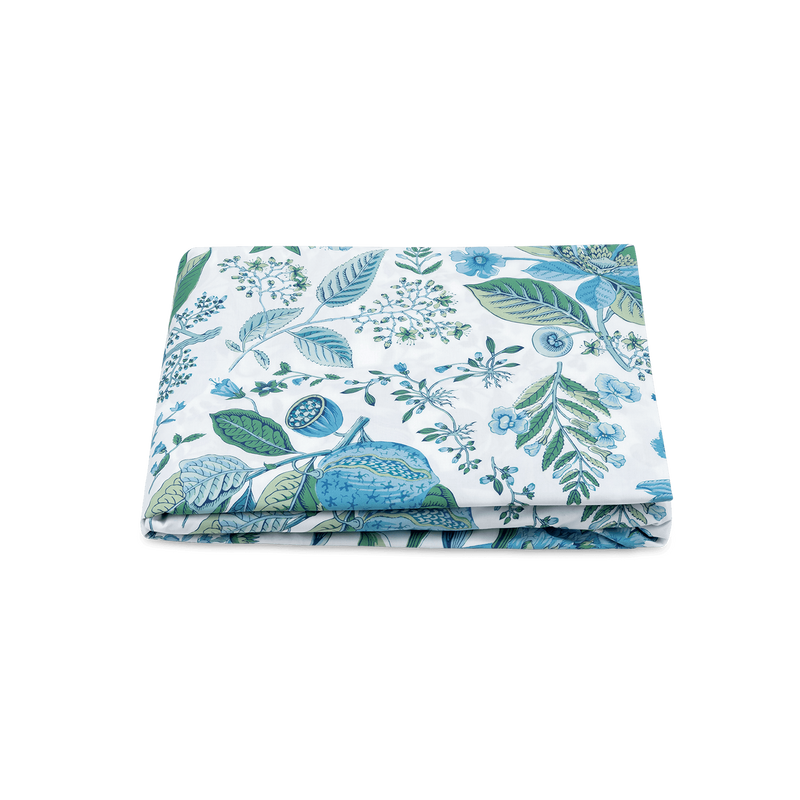 Pomegranate Fitted Sheet in Sea - View 1
