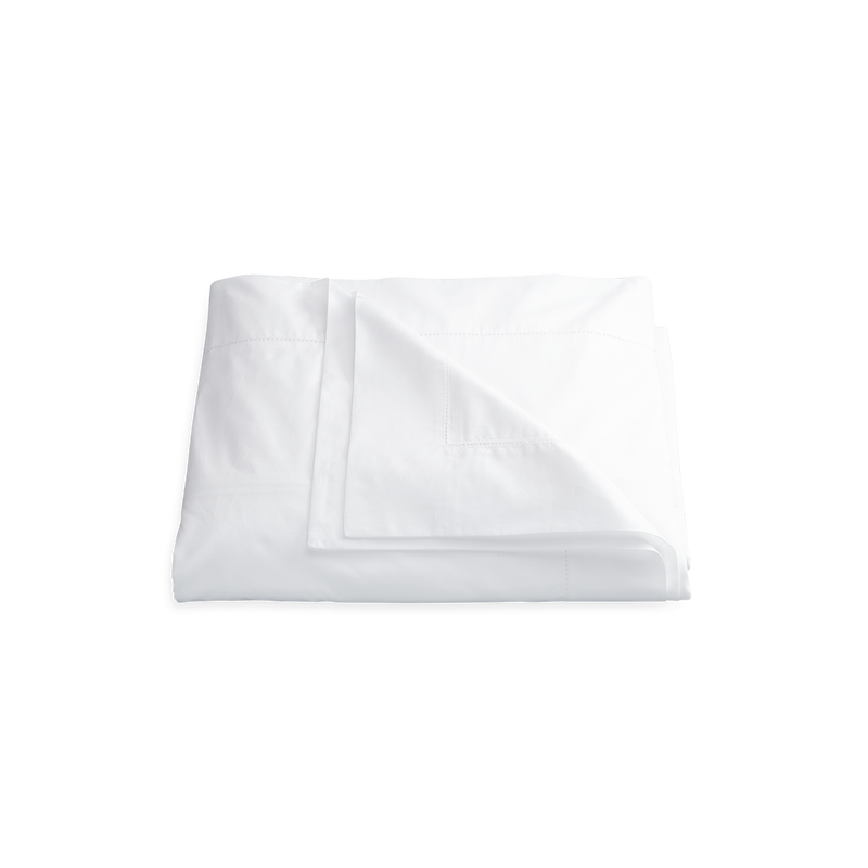 Positano Hemstitch Duvet Cover in White - View 1