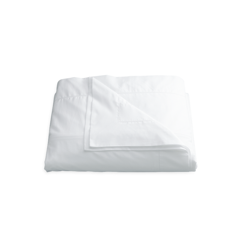 Sierra Hemstitch Duvet Cover in White - View 1