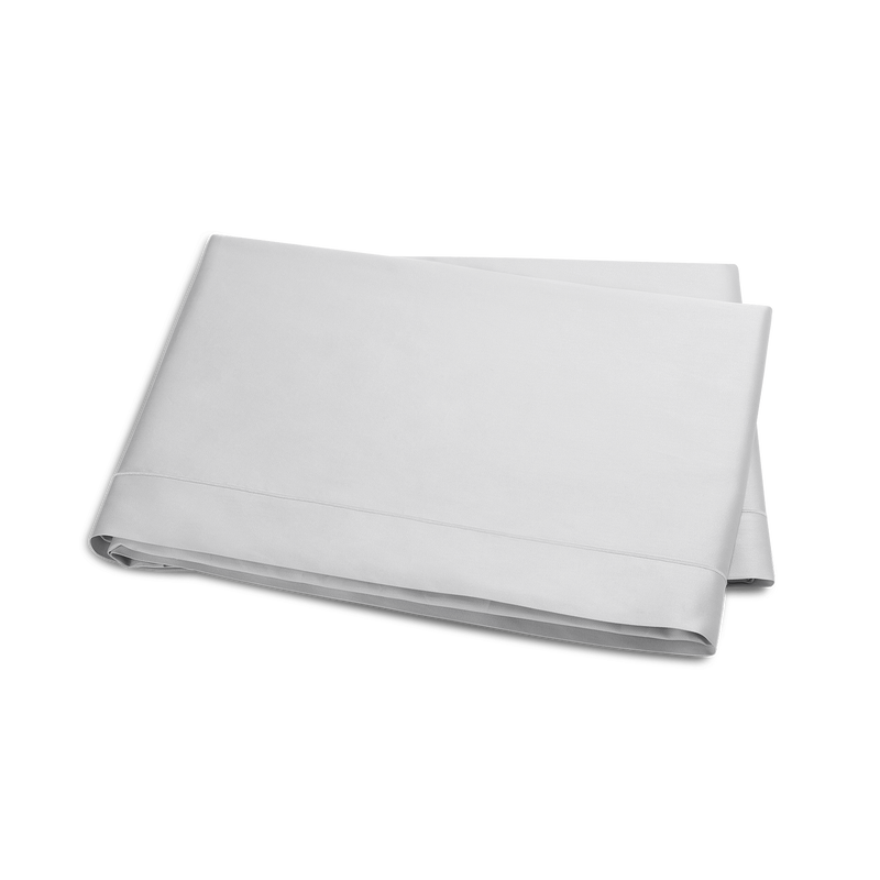 Talita Satin Stitch Flat Sheet in Silver - View 1