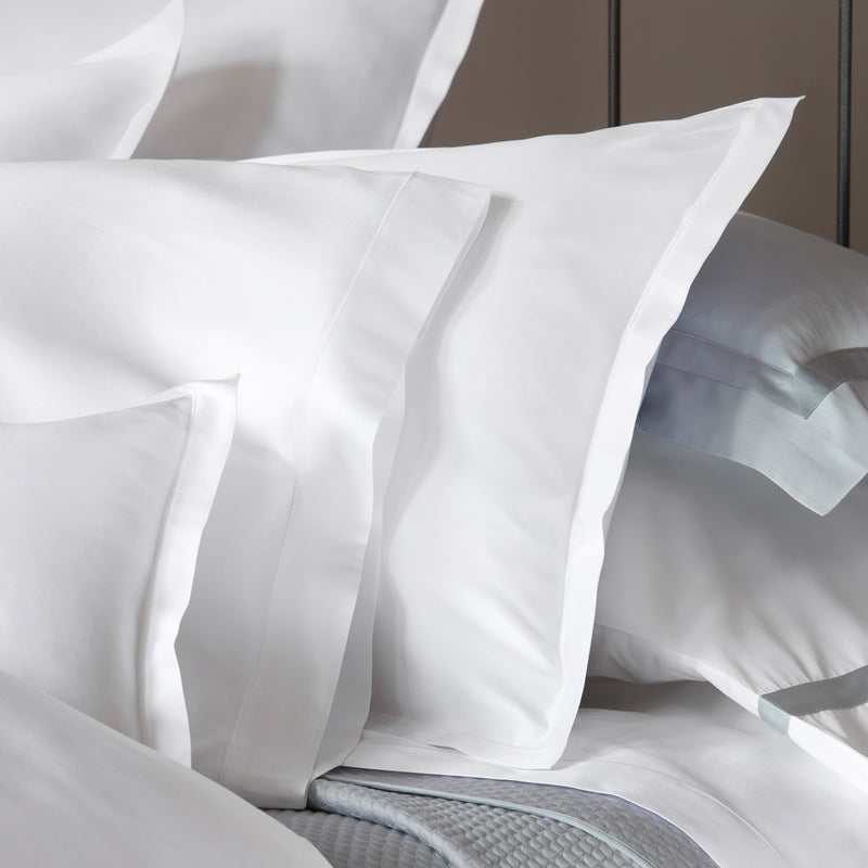 Talita Satin Stitch Flat Sheet in Silver - View 3