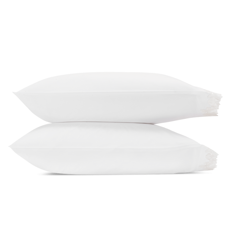 Virginia Pillowcase - Pair in White - View 1
