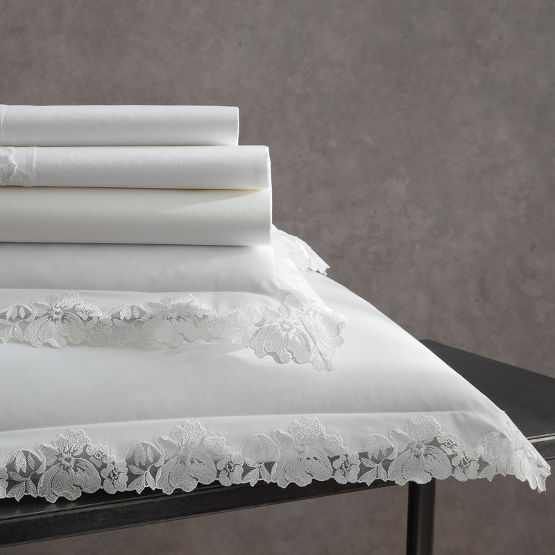 Virginia Pillowcase - Pair in White - View 2