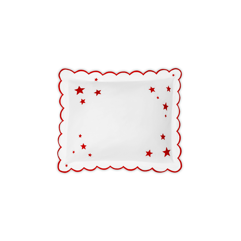 Stars Mini Pillow in Cardinal - View 4