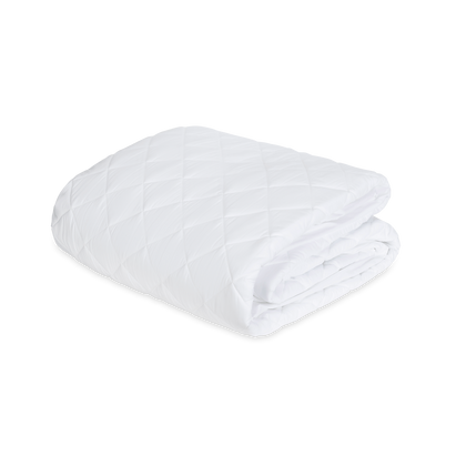 White Foundation mattress pad.