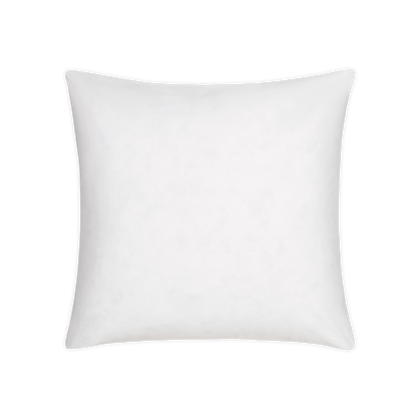 White Montreux decorative pillow insert.