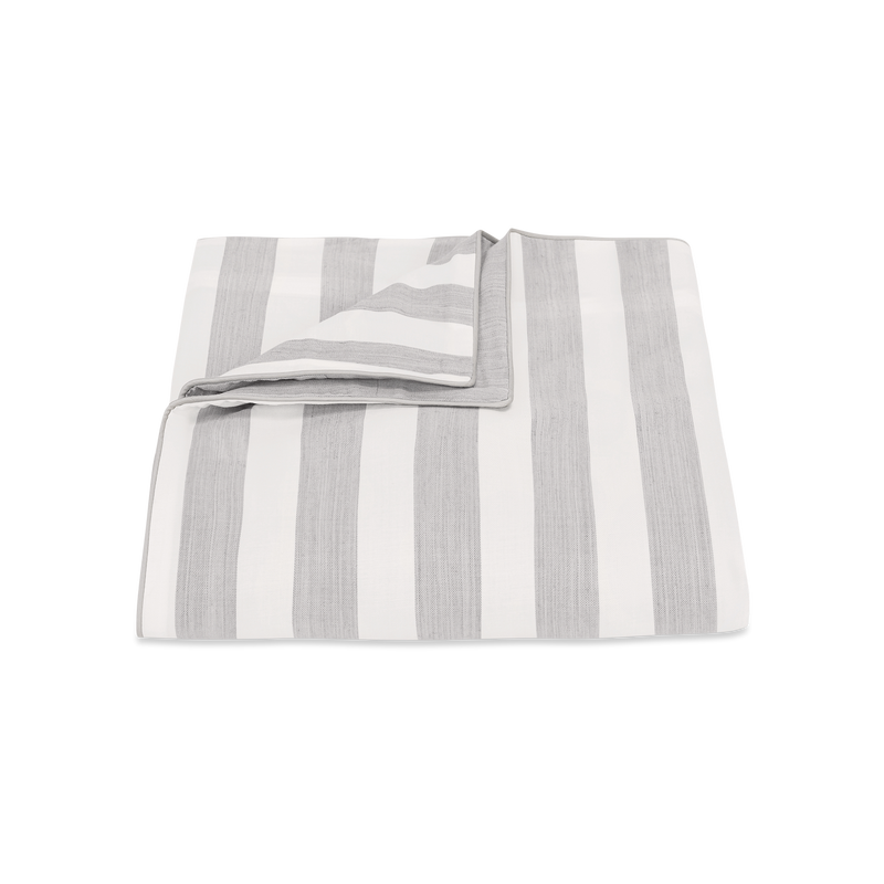Lana Duvet Cover in Silver Stripe - View 1