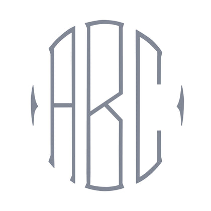 Monogram style 2006, shown as a 3-letter monogram.