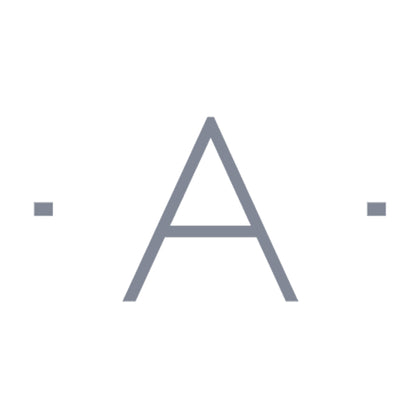 Monogram style 2061, shown as a 1-letter monogram.