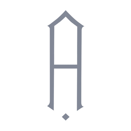 Monogram style 2063, shown as a 1-letter monogram.