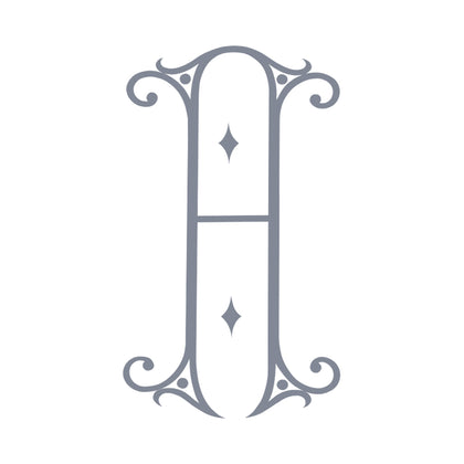 Monogram style 2064, shown as a 1-letter monogram.