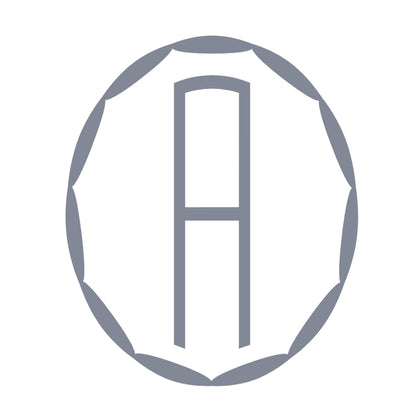 Monogram style 2070, shown as a 1-letter monogram.