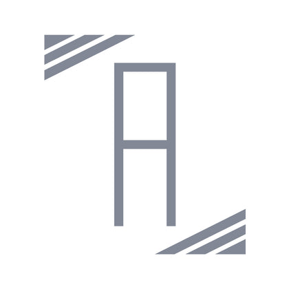 Monogram style 2075, shown as a 1-letter monogram.
