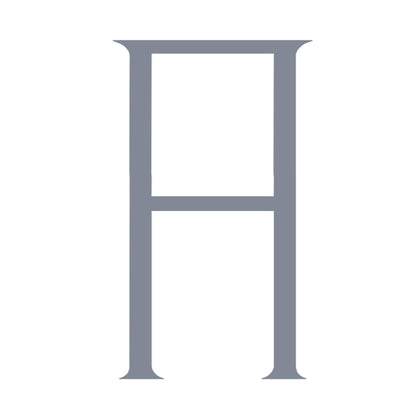 Monogram style H262, shown as a 1-letter monogram.
