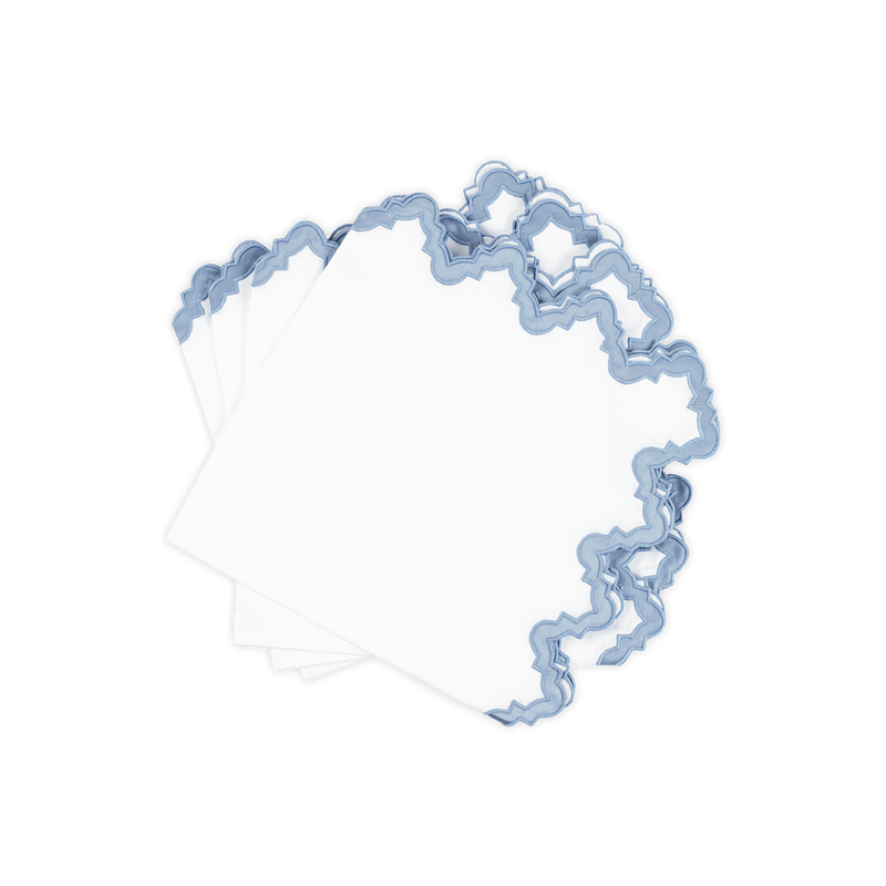 Aziza Napkin - set of 4 in Hazy Blue - View 1