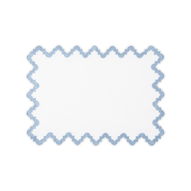 Aziza Placemat - set of 4 in Hazy Blue - View 1