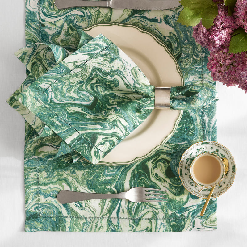 Balthazar Napkin - set of 4 in Topaz - View 4