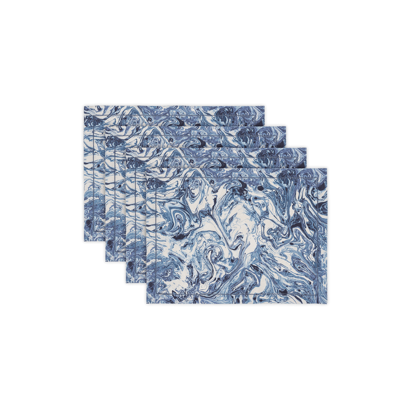 Balthazar Placemat - set of 4 in Lapis - View 1