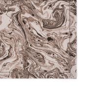 Balthazar table runner in gold marbled print.